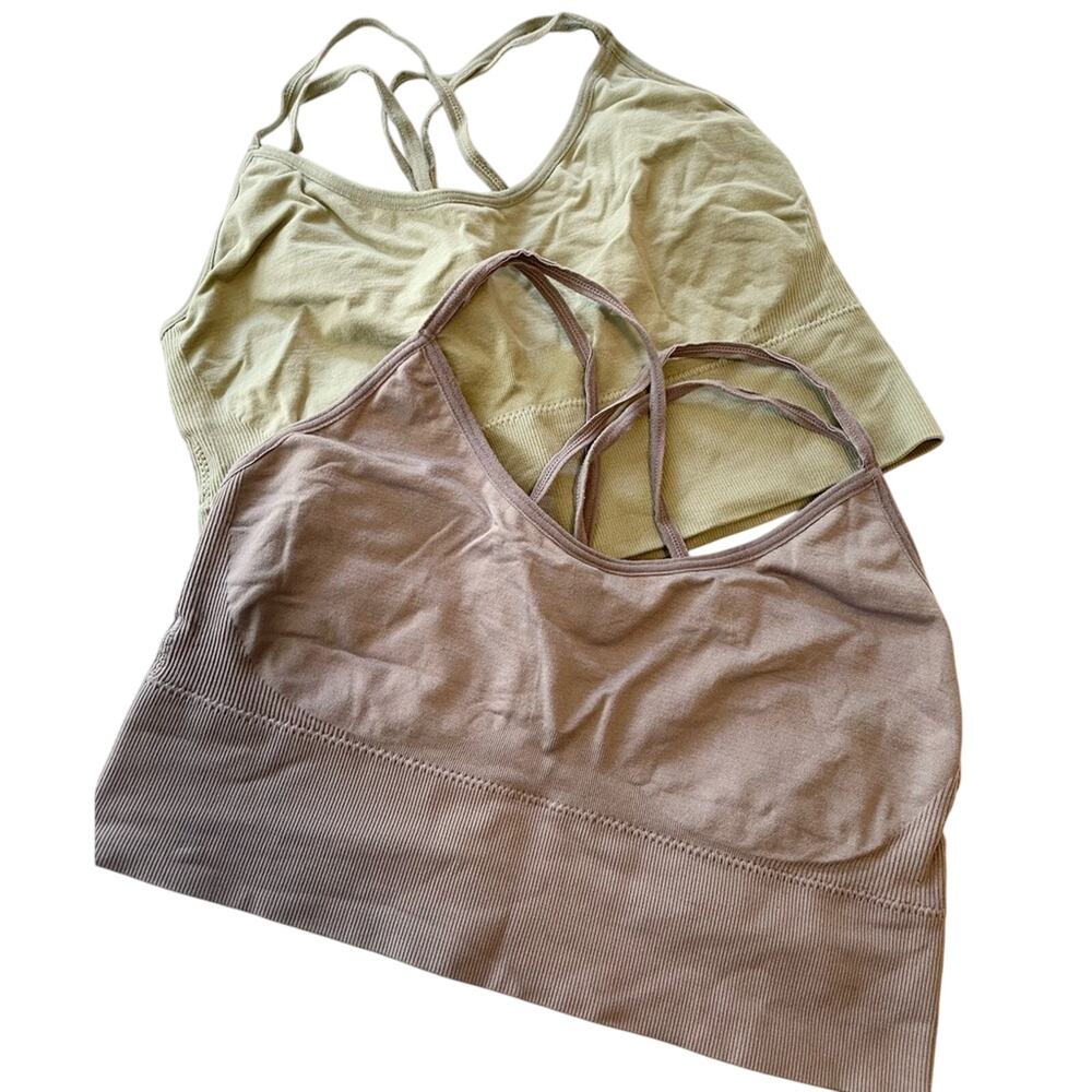 2 Lightweight Sports Bra Tops